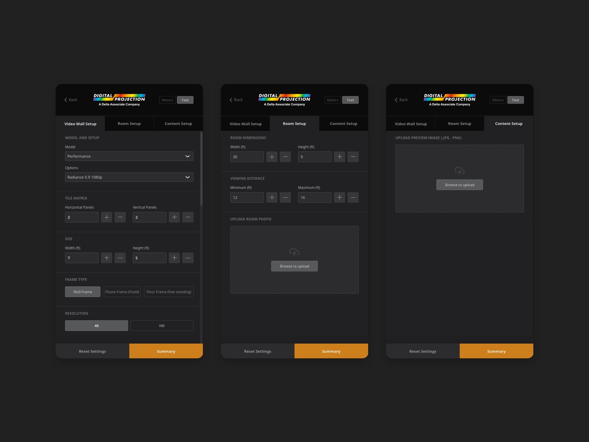 Digital Projection detail